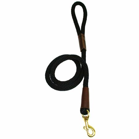 DOMESTICATED SUPPLIES Solid Round Braided Rope Lead with Snap, Raspberry - 0.50 in. DO3541854